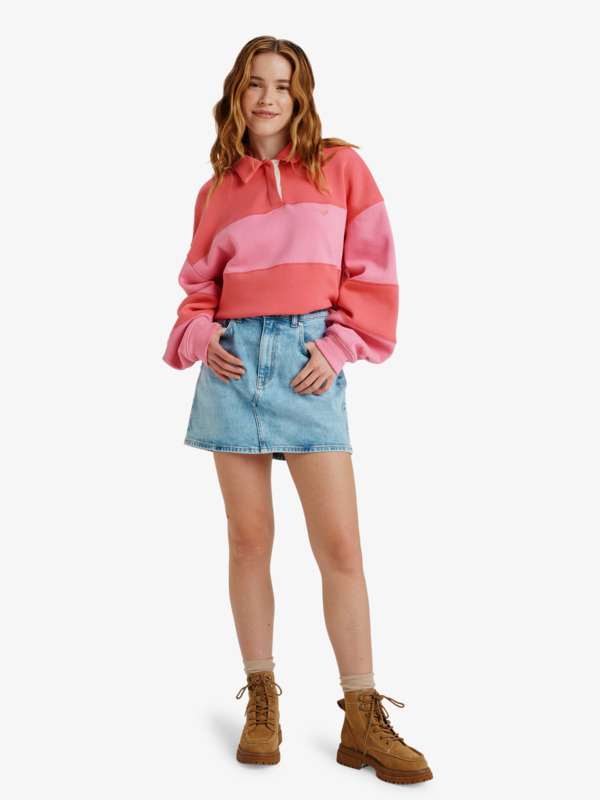 7 Rain Mini Skirt Beau Blue - Mini Denim Skirt for Women Blue ERJDK03038 Roxy