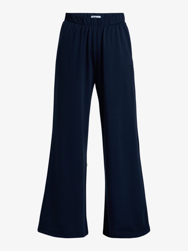 6 Surfing By Sunlight - Lounge Wide Leg Jogger for Women Black ERJFB03495 Roxy