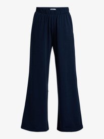 6 Surfing By Sunlight - Lounge Wide Leg Jogger for Women Black ERJFB03495 Roxy