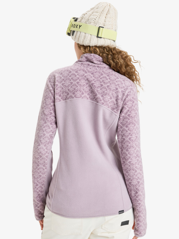 3 Sayna Half Zip - Technical Mid Layer for Women Purple ERJFT04831 Roxy