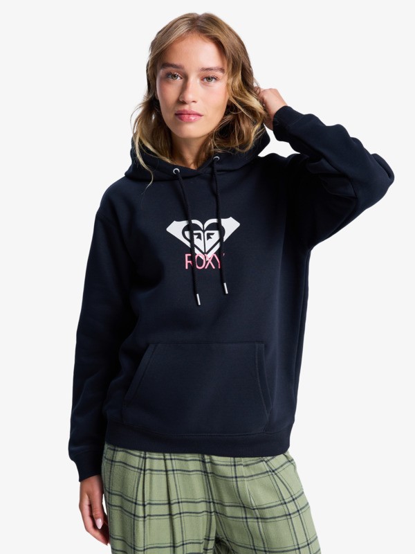 0 Surf Stoked Brushed Art - Hoodie for Women Black ERJFT05020 Roxy