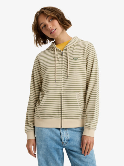 Perfect Stripe - Striped Zip Hoodie for Women  ERJFT05041