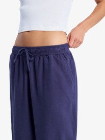 1 Lekeitio Break Mid - Easy Wear Lightweight Trousers for Women Blue ERJNP03545 Roxy