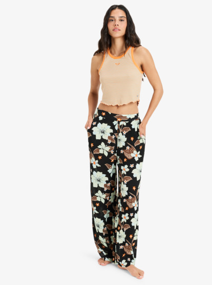 Midnight Avenue Crinkle - Elasticated Trousers for Women  ERJNP03655