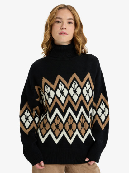 Saltwater Lover - Turtleneck Jumper for Women  ERJSW03673