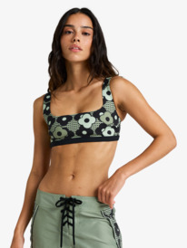 0 Roxy Pro Wave Bralette - Bikini Top for Women Black ERJX305581 Roxy