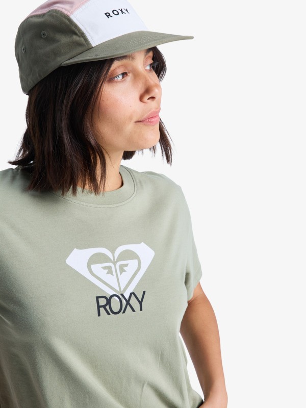 2 Ocean Road Art - Short Sleeve T-Shirt for Women Green ERJZT06015 Roxy