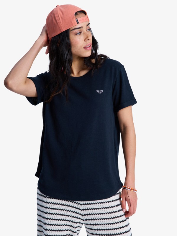 0 Oceanwave Regular Emby - Short Sleeve T-Shirt for Women Black ERJZT06030 Roxy