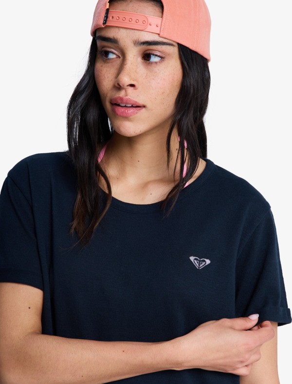 2 Oceanwave Regular Emby - Short Sleeve T-Shirt for Women Black ERJZT06030 Roxy