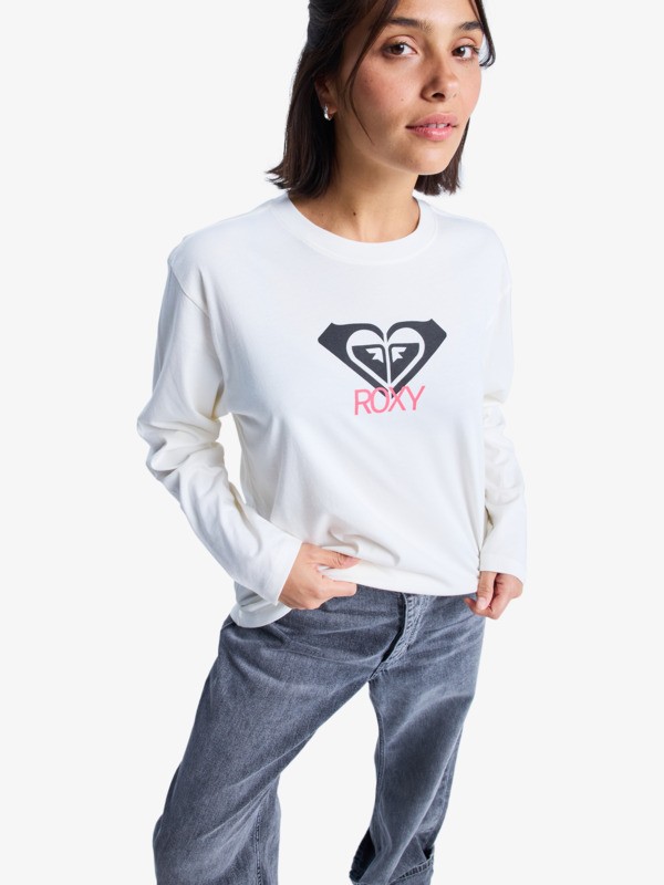 0 Hangloose Art - Long Sleeve T-Shirt for Women White ERJZT06035 Roxy